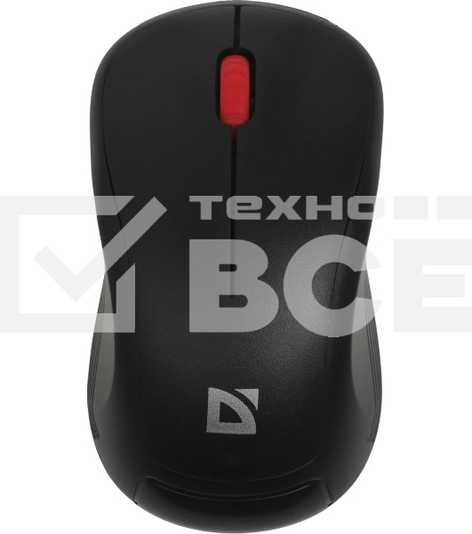 Мышь беспроводная Defender Bit MB-205 черный, 1200 dpi, радиоканал, USB, кнопки - 3