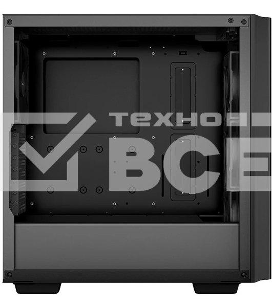 Компьютерный корпус Deepcool CG540 R-CG540-BKAGE4-G-1, Midi-Tower, ATX, mATX, Mini-ITX, black, Dual Tempered Glass Panels