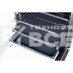 Встраиваемая электрическая духовка 60 см Gorenje Полезный объем: 77 л, Сенсорный программатор IconLED, Плавное открывание и закрывание дверцы, Решетка, Частично выдвижные телескопические направляющие на 1-м уровне, Дверца CompactDoor: 2 стекла + 1 термослой, Механический замок дверцы, Габаритные размеры (вхшхг): 59,5 59,5 56,4 см, Вес (брутто/нетто): 31/29 кг, фото10