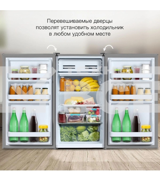 Холодильник Hyundai CO1003 серебристый однокамерный 93л