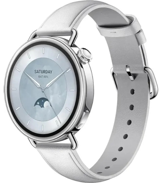 Умные часы Xiaomi Watch S4, 1.32', AMOLED, 4G, Wi-Fi, Bluetooth, NFC, USB, IP68, белый