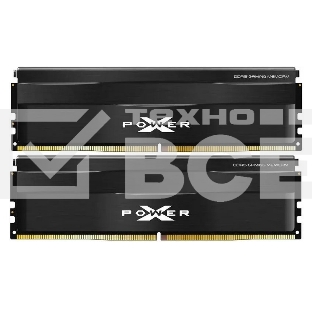 Оперативная память Silicon Power Xpower Zenith, DDR5, 32GB (2x16 GB), 5600 MHz, CL40, DIMM, радиатор, чёрный, ECC