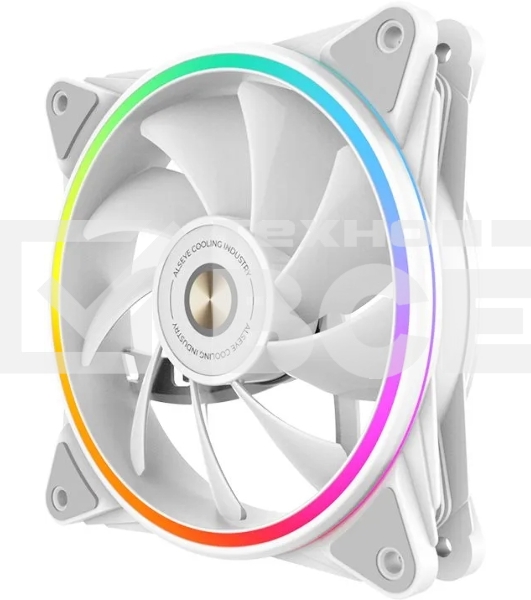 Вентилятор для корпуса Alseye HALO PRO W белый, 120 мм, 2100 об/мин, 26 дБ, 4 pin