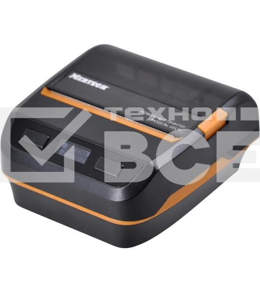 Принтер наклеек Mertech DELTA (4603) переносной, прямая термопечать, 203 dpi, 75 мм/сек, Bluetooth, USB, серый