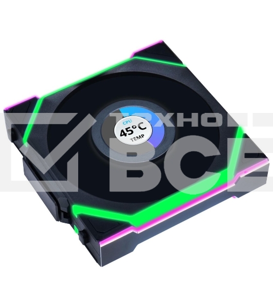 Вентилятор для корпуса Lian Li Uni Fan SL Wireless 120 LCD ARGB G99.12SLLCD1W1B.R0 черный, 120 мм, 1900 об/мин, 29.5 дБ, 4 pin