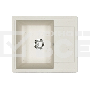 Мойка кухонная PRACTIK PR-M 575-001 белый камень
