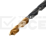 Сверло по металлу Denzel 4,5 мм, HSS-Tin, Golden Tip, 10 шт., фото4