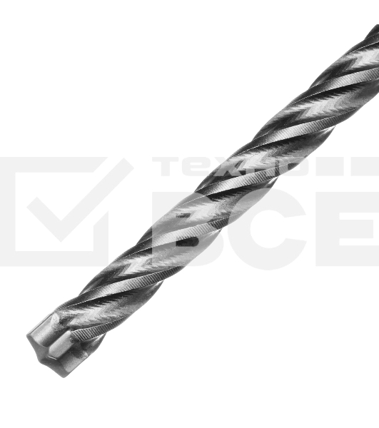 Бур по бетону Denzel цельная крестовая пластина, 6x165 мм, SDS PLUS