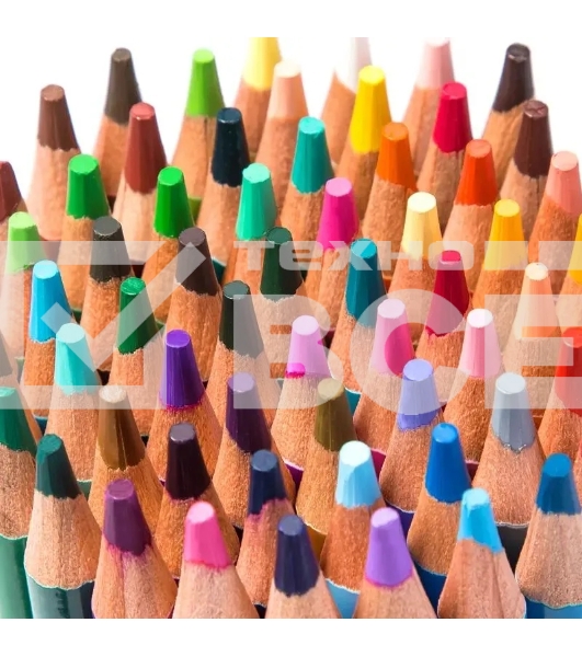 Карандаши цветные Deli 6567, липа, цветной корпус 48 цветов, металлическая коробка