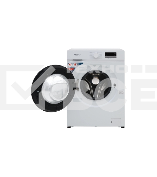 Стиральная машина KRAFT KF-MBDS8147W белый, загрузка фронтальная 8 кг, 1400 об/мин, класс: А+++