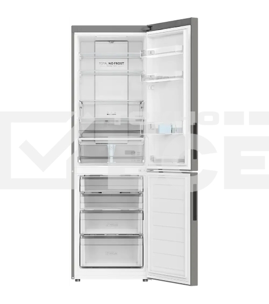 Холодильник Haier C2F619CFU1 серебристый двухкамерный 256/108л морозилка снизу, No Frost