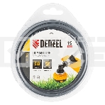Леска для триммера Denzel армированная алюминием квадратная, 3,0мм х 15м, блистер ALUFLEX, фото2