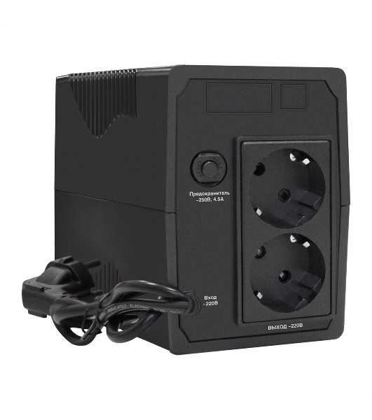 Источник бесперебойного питания ExeGate EX292776RUS Power Smart ULB-800.LCD.AVR.2SH 800VA/480W, LCD, AVR, 2*Schuko, металлический корпус, черный