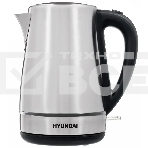 Чайник электрический Hyundai HYK-S3020 1.7 л, 2200 Вт, серебристый матовый/черный (корпус: металл), фото 1