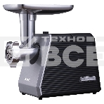 Мясорубка электрическая JVC JK-MG128 черный, 2500 Вт, 2.7 кг/мин, реверс, металлический лоток, насадки - 4, фото 1