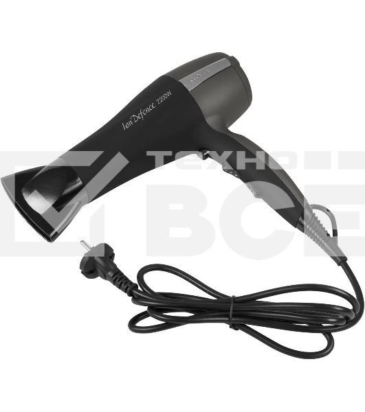 Фен Polaris PHD 2245Ti черный/серый, 2200 Вт, ионизация