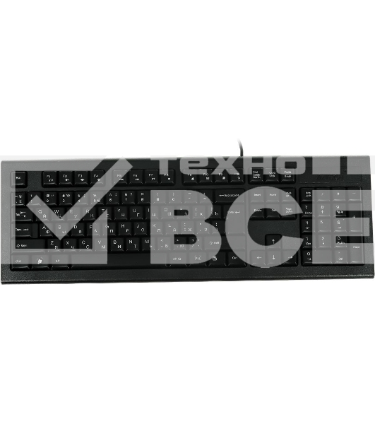 Комплект клавиатура+мышь A4Tech KR-8520D проводной, USB, 1200 DPI, чёрный