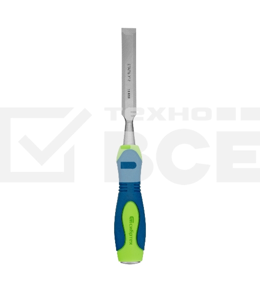 Долото-стамеска Сибртех, 16 мм, двухкомпонентная рукоятка