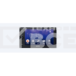 Автомагнитола Sony XAV-1500, 2 DIN, 6.2', Bluetooth, USB Type-A, AUX