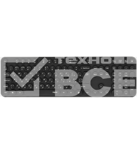 Комплект клавиатура+мышь Rapoo X260S беспроводной, USB, 1000 DPI, чёрный