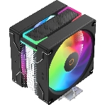 Кулер для процессора Ocypus Delta A40 SE BK Dual Fan ARGB, 2x120mm ARGB FAN, Top ARGB Panel, 4 HEAT PIPES, 4-PIN PWM, 800-1800 RPM, 31DBA, HYDRO BEARING, LGA115X/1200/1700/18XX, AM4/AM5, фото 1