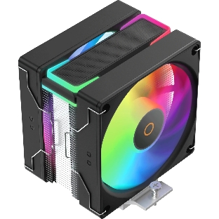 Кулер для процессора Ocypus Delta A40 SE BK Dual Fan ARGB, 2x120mm ARGB FAN, Top ARGB Panel, 4 HEAT PIPES, 4-PIN PWM, 800-1800 RPM, 31DBA, HYDRO BEARING, LGA115X/1200/1700/18XX, AM4/AM5