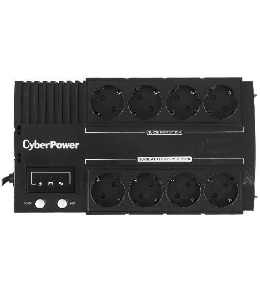 Источник бесперебойного питания CyberPower BS650E NEW/650 ВА/390 Вт/8 х CEE 7 (евророзетка)
