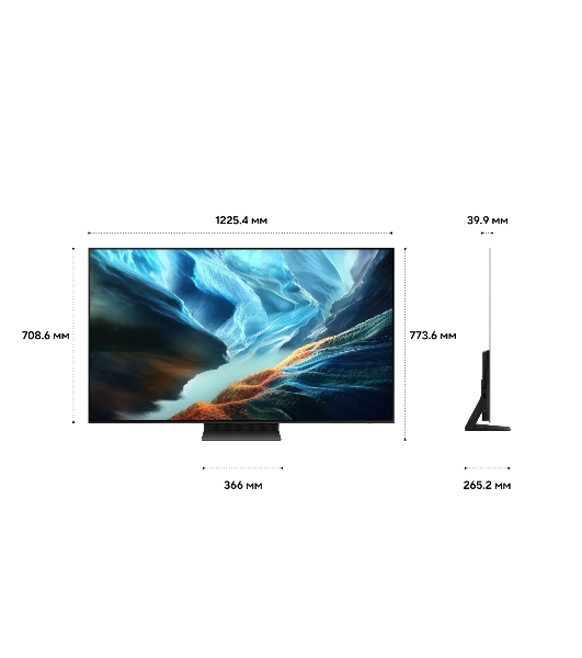 Телевизор Samsung QE55S90HAUXPY, 55', черный графит, OLED, 4K Ultra HD, 120Hz, Tizen