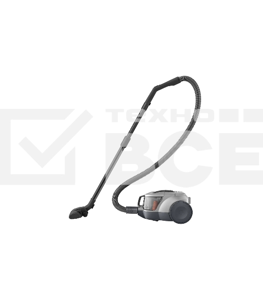 Пылесос LG VC5420NNTS серебристый/черный, 380/2000 Вт, уборка сухая, пылесборник контейнер 1.3 л