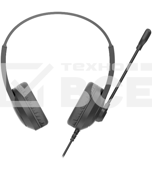 Наушники с микрофоном A4Tech Fstyler FH100i черный 1.8м накладные оголовье (FH100I)