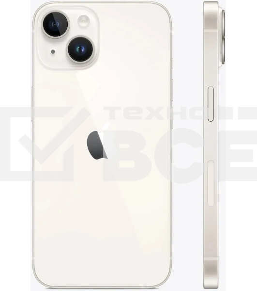 Смартфон Apple iPhone 14, 6/128Gb, белый