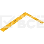 Угольник Denzel стальной, 200 мм х 300 мм, ультрафиолетовая печать (измерительная шкала), фото6