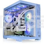 Компьютерный корпус Thermaltake View 380 TG ARGB синий без БП ATX 6x120mm 2x140mm 1x200mm 2xUSB3.0 audio bott PSU, фото 1