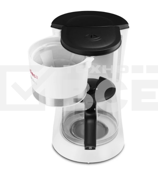 Кофеварка капельная Ufesa CG7123 ACTIVA белый, исп. кофе - молотый, 1.5 л, 800 Вт.