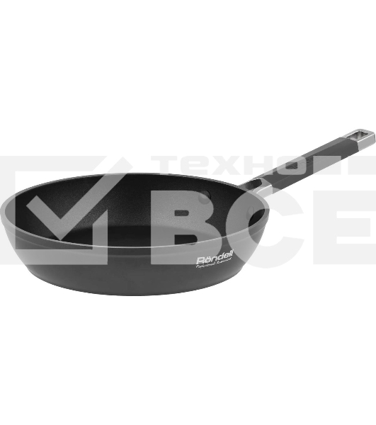 Сковорода Rondell Stolz RDA-1766, 26см, без крышки, серый