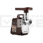 Мясорубка BRAYER 1601BK, 1300 Вт,реверс, насадки кеббе, колбасы, 2 диска, отсек для хранения, толкат, фото8