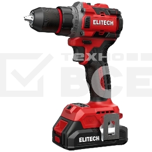 Дрель-шуруповерт Elitech ДА 20БЛ2 аккум. патрон:быстрозажимной (205673)