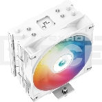 Кулер для процессора DEEPCOOL AG400 WH ARGB белый, 120 мм, алюминий/медь, 2000 об/мин, 31.6 дБ, 4 pin, 220 Вт, 150 мм, фото3