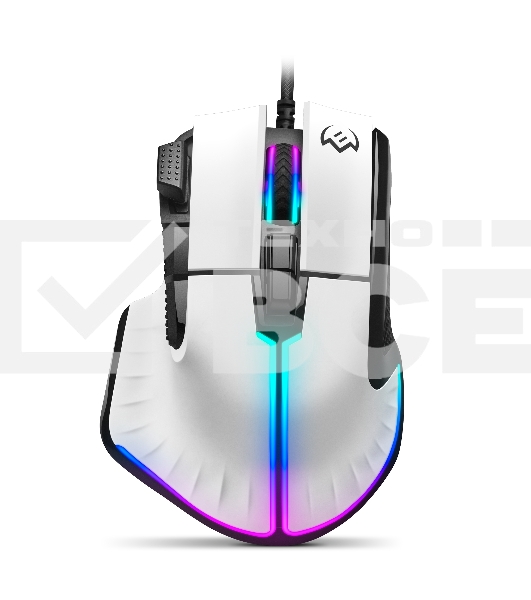 Мышь проводная SVEN RX-G990 белый, 12400 dpi, USB, кнопки - 9