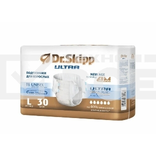 Подгузники для взрослых Dr.Skipp Ultra, р-р L, 30 шт., 8108