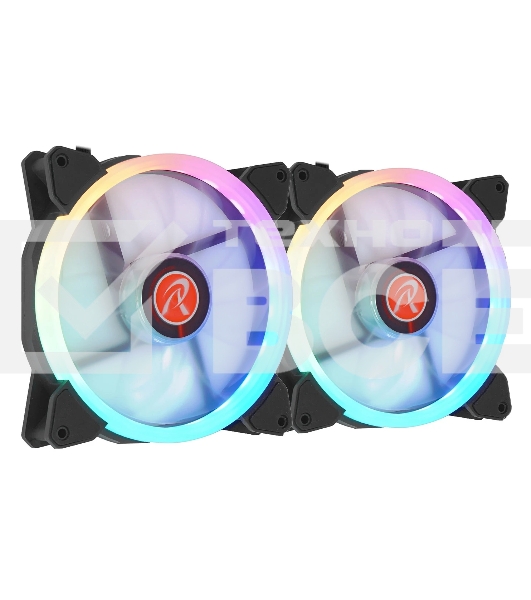 Комплект вентиляторов IRIS 14 RBW ADD-20R40B00114 черный 140мм 1500rpm 30db 4-pin