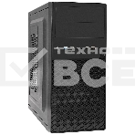 Компьютерный корпус Minitower ExeGate BA-203U-UNS450 (mATX, БП UNS450 с вент. 12см, 3хUSB+1хUSB 3.0, аудио, черный), фото 1