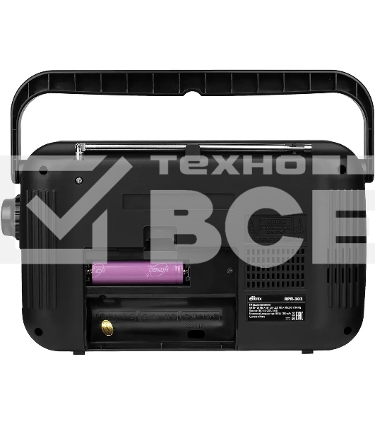 Радиоприемник RITMIX RPR-303, черный