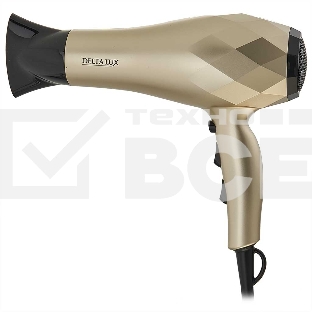Фен Delta LUX DL-0941 золотой с черным