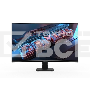 Монитор 27' Gigabyte GS27FC R1500 VA 1920x1080, 180 Гц, 1 мс, 16:9, 250 кд/м², 2xHDMI, 1xDP, 1x3.5 мм, изогнутый, черный