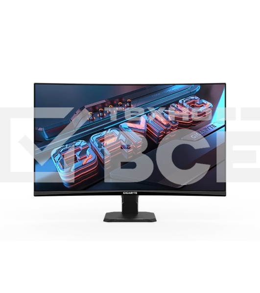 Монитор 27' Gigabyte GS27FC R1500 VA 1920x1080, 180 Гц, 1 мс, 16:9, 250 кд/м², 2xHDMI, 1xDP, 1x3.5 мм, изогнутый, черный