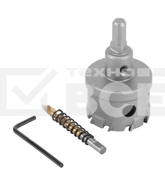 Коронка по металлу Denzel твердосплавная, 47 мм