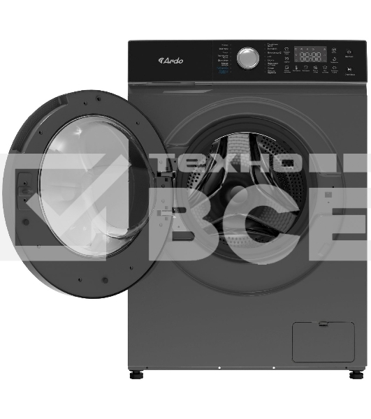 Стиральная машина Ardo WTH81451S2 серый, загрузка фронтальная 8 кг, 1400 об/мин., класс: A+++