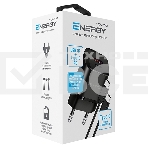 СЗУ Qumo Energy PD 20Вт (модель 0109), Type-C PD + USB-A QC3.0,+ кабель 1м. Type-C на Type-C, черный, фото3
