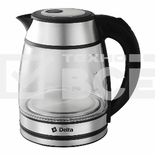 Чайник электрический DELTA DL-1120 серебряный